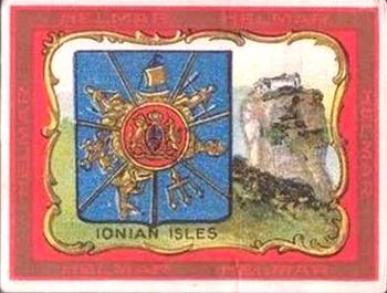 1910 Helmar Seals of US & Coat of Arms (T107) #NNO Ionian Islands Front