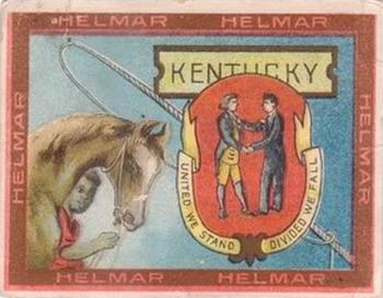 1910 Helmar Seals of US & Coat of Arms (T107) #NNO Kentucky Front