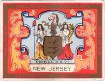 1910 Helmar Seals of US & Coat of Arms (T107) #NNO New Jersey Front