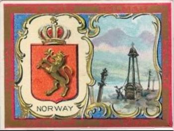 1910 Helmar Seals of US & Coat of Arms (T107) #NNO Norway Front