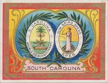 1910 Helmar Seals of US & Coat of Arms (T107) #NNO South Carolina Front