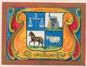 1910 Helmar Seals of US & Coat of Arms (T107) #NNO Uruguay Front