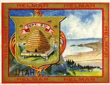 1910 Helmar Seals of US & Coat of Arms (T107) #NNO Utah Front