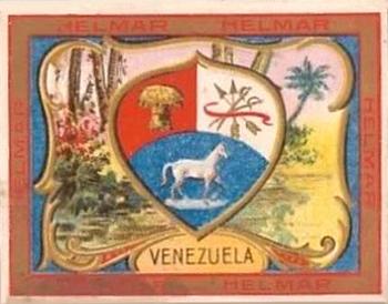1910 Helmar Seals of US & Coat of Arms (T107) #NNO Venezuela Front