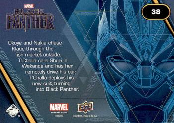 2018 Upper Deck Marvel Black Panther #38 Chasing Klaue Back