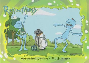 2018 Cryptozoic Rick & Morty Season 1 #17 Improving Jerry’s Golf Game Front