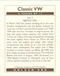 1993 Classic VW #3 1954 Beetle Back