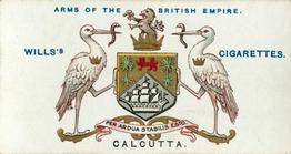 1900 Wills's Arms of the British Empire (C42) #24 Calcutta Front