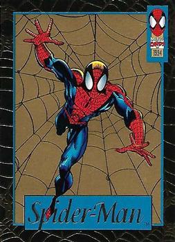 1994 Fleer The Amazing Spider-Man - Gold Web Foils (Walmart) #6 Spider-Man Front