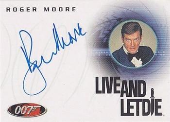 2004 Rittenhouse The Quotable James Bond - 40th Anniversary-Style Autograph Expansion #A29 Roger Moore as James Bond Front