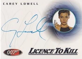 2004 Rittenhouse The Quotable James Bond - 40th Anniversary-Style Autograph Expansion #A45 Carey Lowell as Pam Bouvier Front