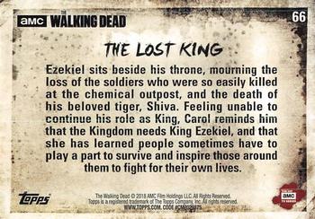 2018 Topps The Walking Dead Season 8 #66 The Lost King Back
