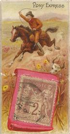 1889 Duke's Cigarettes Postage Stamps (N85) #NNO Pony Express Front