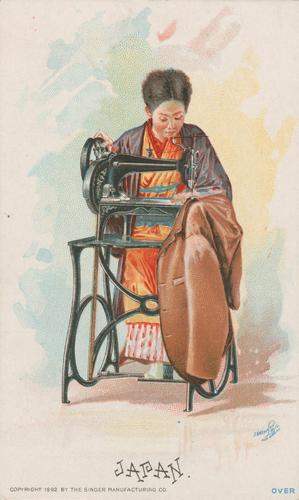 1892 Singer Sewing Costumes of All Nations (H639) #NNO Japan Front