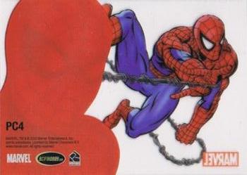 2010 Rittenhouse 70 Years of Marvel Comics - Clearly Heroic Cel #PC4 Spider-Man Back