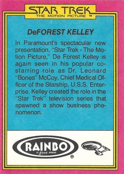1979 Topps Rainbo Star Trek: The Motion Picture #7 Dr. 'Bones' McCoy Back