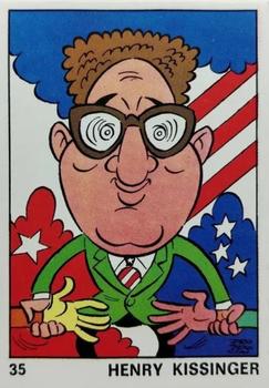 1973 Panini OK VIP #35 Henry Kissinger Front