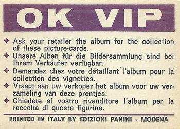 1973 Panini OK VIP #100 Marlon Brando Back