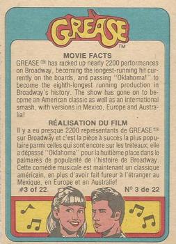 1978 O-Pee-Chee Grease #53 It's Danny at the Bat! Back