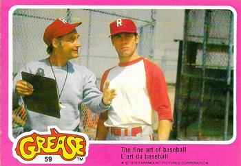 1978 O-Pee-Chee Grease #59 The Fine Art of Baseball Front