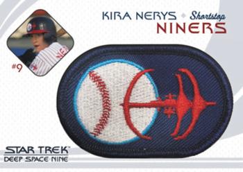 2018 Rittenhouse Star Trek Deep Space Nine Heroes & Villains - Niners Baseball Patch #BP10 Kira Nerys Front