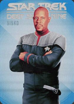 2018 Rittenhouse Star Trek Deep Space Nine Heroes & Villains - Rendered Metal Art Cards #NNO Captain Sisko Front