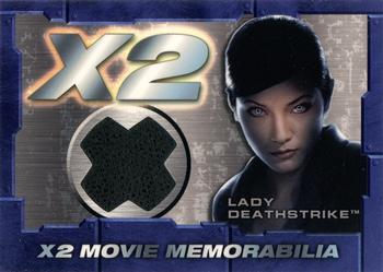 2003 Topps X2: X-Men United - X2 Movie Memorabilia #NNO Lady Deathstrike Front