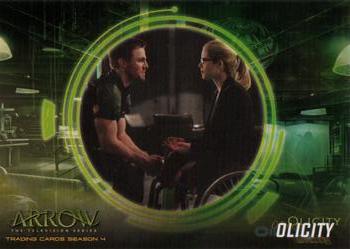 2017 Cryptozoic Arrow Season 4 - Olicity #OF6 Olicity Front