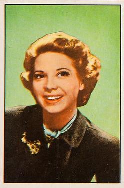 1952 Bowman Television and Radio Stars of NBC (R701-14) #28 Dinah Shore Front