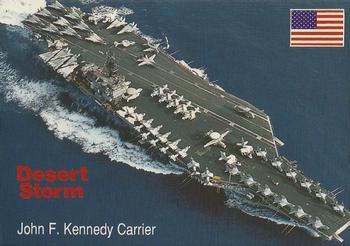 1991 DSI Desert Storm Weapons & Specifications #5 John F. Kennedy Carrier Front