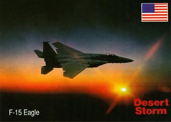 1991 DSI Desert Storm Weapons & Specifications #23 F-15 Eagle Front