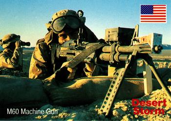 1991 DSI Desert Storm Weapons & Specifications #41 M60 Machine Gun Front