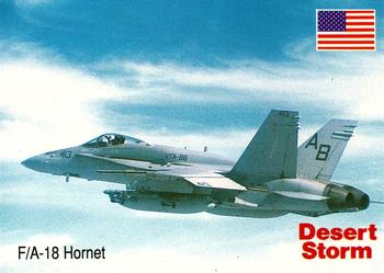 1991 DSI Desert Storm Weapons & Specifications #46 F/A-18 Hornet Front