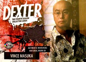 2012 Breygent Dexter Season 4 - Costume #VMC Vince Masuka Front