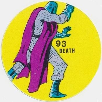1983 Ovaltine Marvel Super Heroes Stickers (Mexico) #93 Death Front