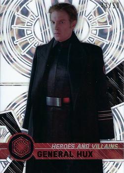 2017 Topps High Tek Star Wars - Heroes and Villains of The Force Awakens #HV-14 General Hux Front