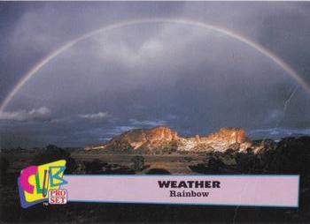 1992 Club Pro Set Weather - Silver #9 Rainbow Front