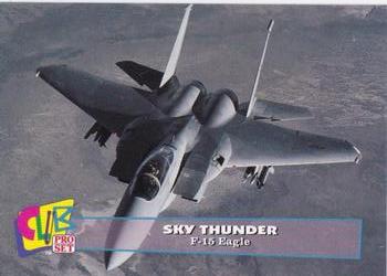 1993 Club Pro Set Sky Thunder #13 F-15 Eagle Front
