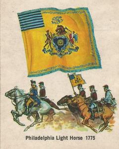 1975 Fleer National Flag Foundation Stickers #NNO Philadelphia Light Horse 1775 Front