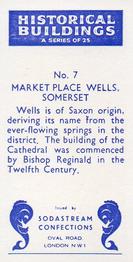 1957 Sodastream Confections Historical Buildings #7 Market Place Wells, Somerset Back