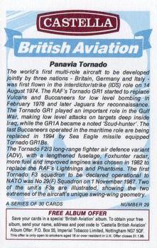1994 Castella British Aviation #29 Panavia Tornado Back