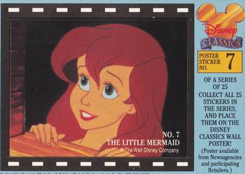 1993 Dynamic Disney Classics - Movie Poster Stickers #7 The Little Mermaid Front