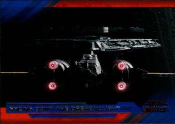 2018 Topps Star Wars The Last Jedi Series 2 - Blue #4 Facing Down the Dreadnought Front