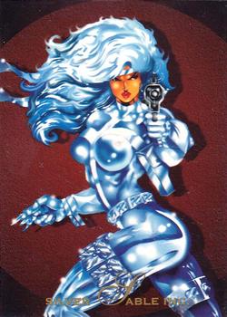 1994 Pepsi Marvel #35 Silver Sable Inc. Front