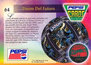 1994 Pepsi Marvel #64 Doom 2099 Back