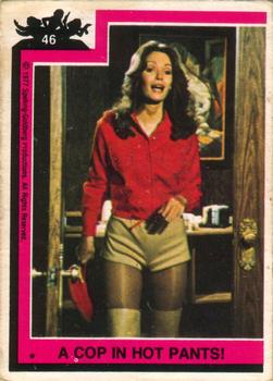 1977 O-Pee-Chee Charlie's Angels - English-only Front #46 A Cop in Hot Pants! Front
