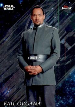 2018 Topps Finest Star Wars #9 Bail Organa Front