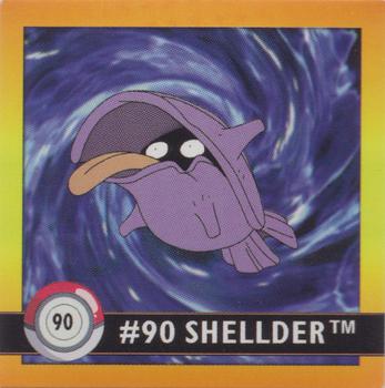 1999 Artbox Pokemon Stickers Series 1 #90 Shellder Front