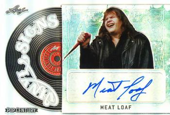 2018 Leaf Metal Pop Century - Vinyl Signs - Silver #VS-ML1 Meat Loaf Front