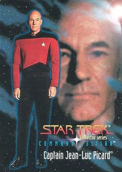 1994 SkyBox Playmates Star Trek Collector's Series Command Edition #NNO Captain Jean-Luc Picard Front